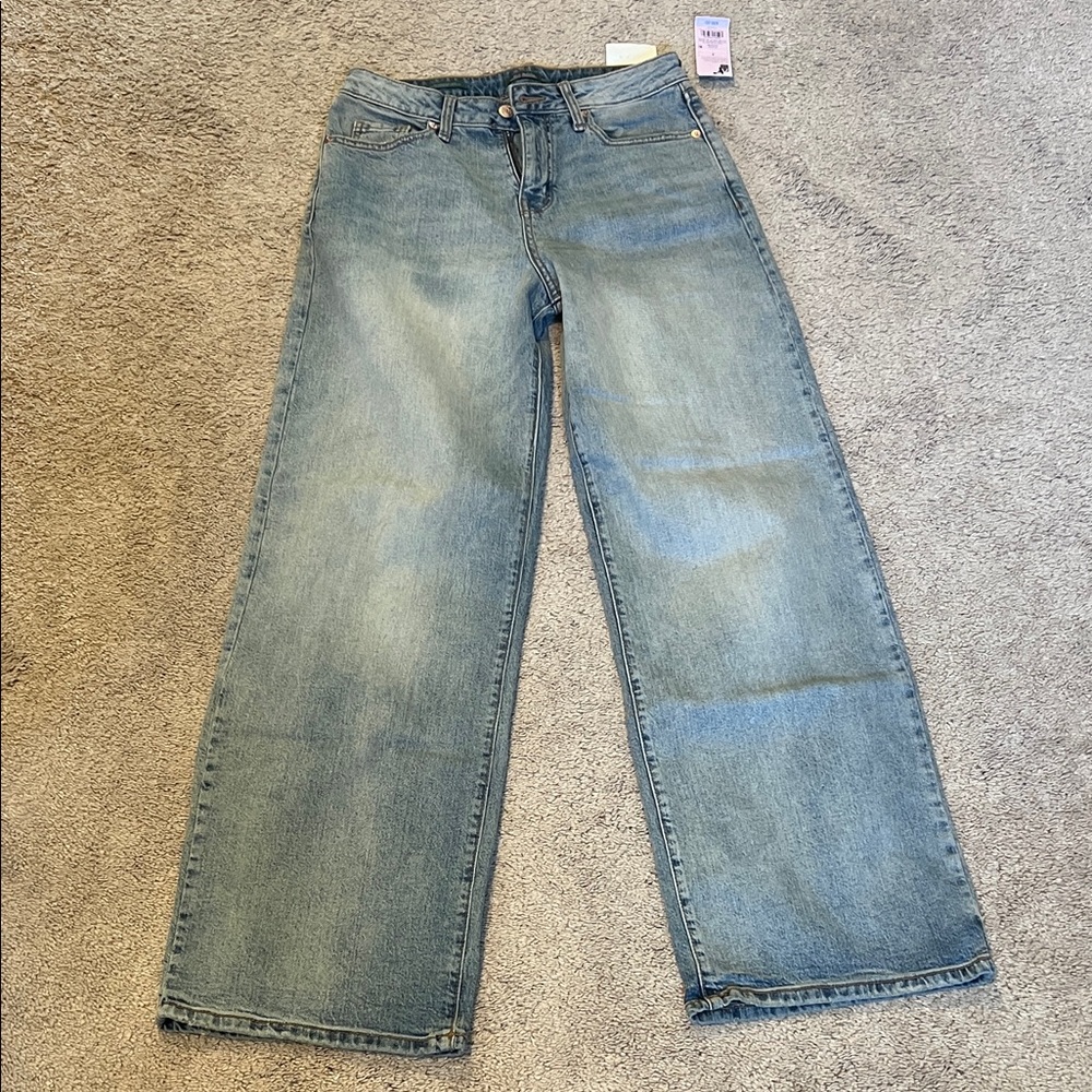 Wild Fable Light Blue High Rise Wide Leg Jeans